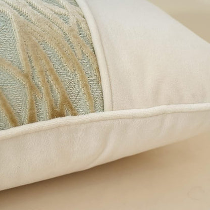 Yangest Beige Twigs Throw Pillow Cover Velvet Branches Velvet Cushion Case - Image 3