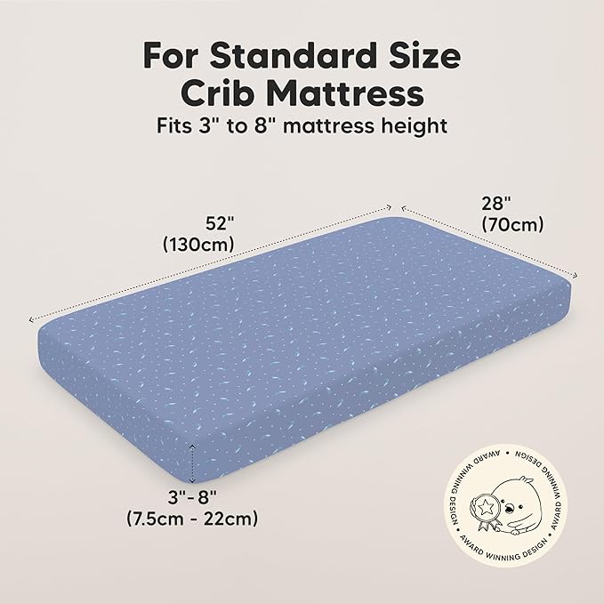 KeaBabies 2-Pack Baby Crib Sheets - Image 3