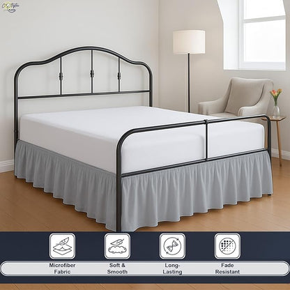 Cottington Lane Ruffled Bed Skirt King Size - Image 3