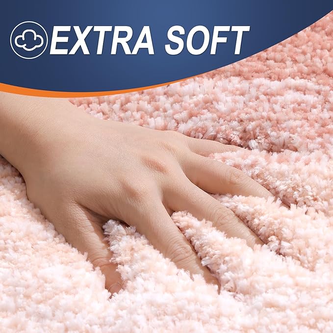 OLANLY Bathroom Rugs Mat 30x20, Extra Soft Absorbent Microfiber Bath Rugs - Image 2