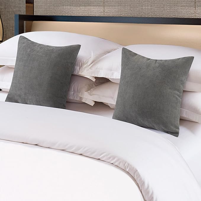 OSVINO Solid Bed Runner Textured Chenille Bed End Scarf Decorative Bedding - Image 2