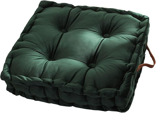 vctops Square Solid Color Velvet Seat Cushion by vctops