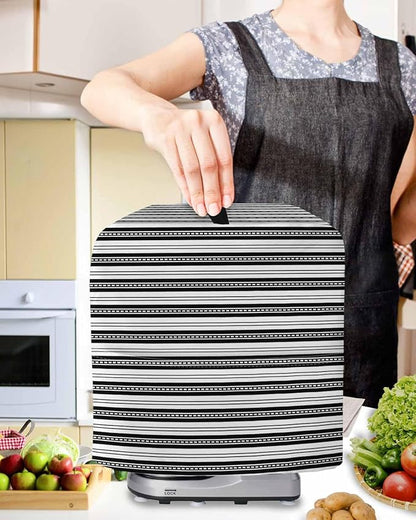 Black Stripes Stand Mixer Dust Cover - Image 2