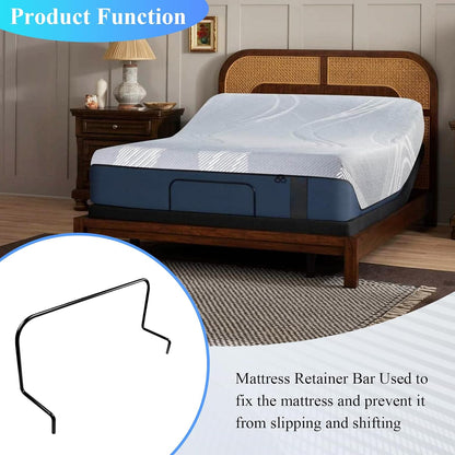 19 inches 63003441 across mattress retainer bar for, side view
