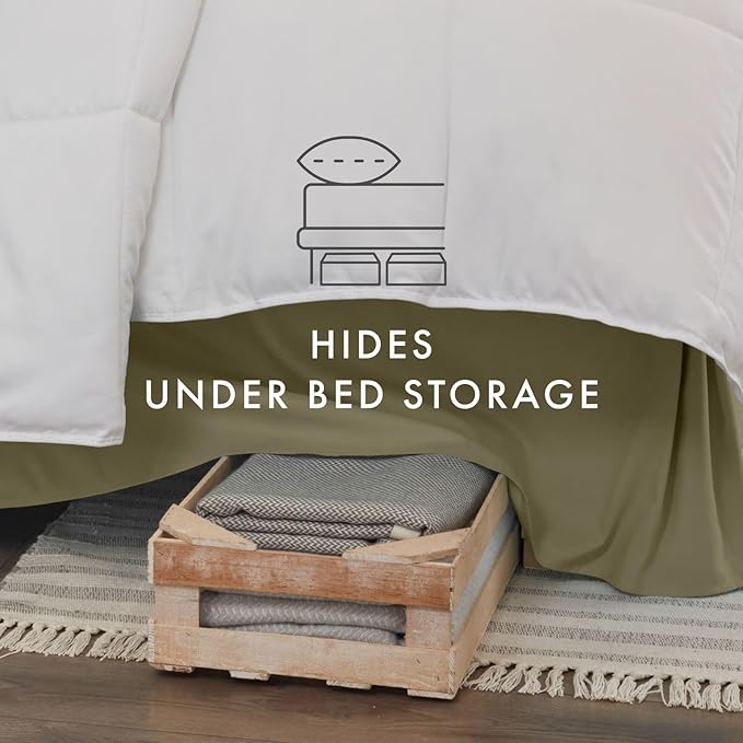 Linen Market Bed Skirt - Image 2