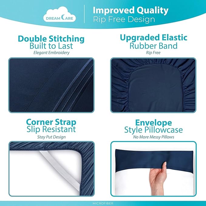 DREAMCARE Queen Size Sheets - Image 7