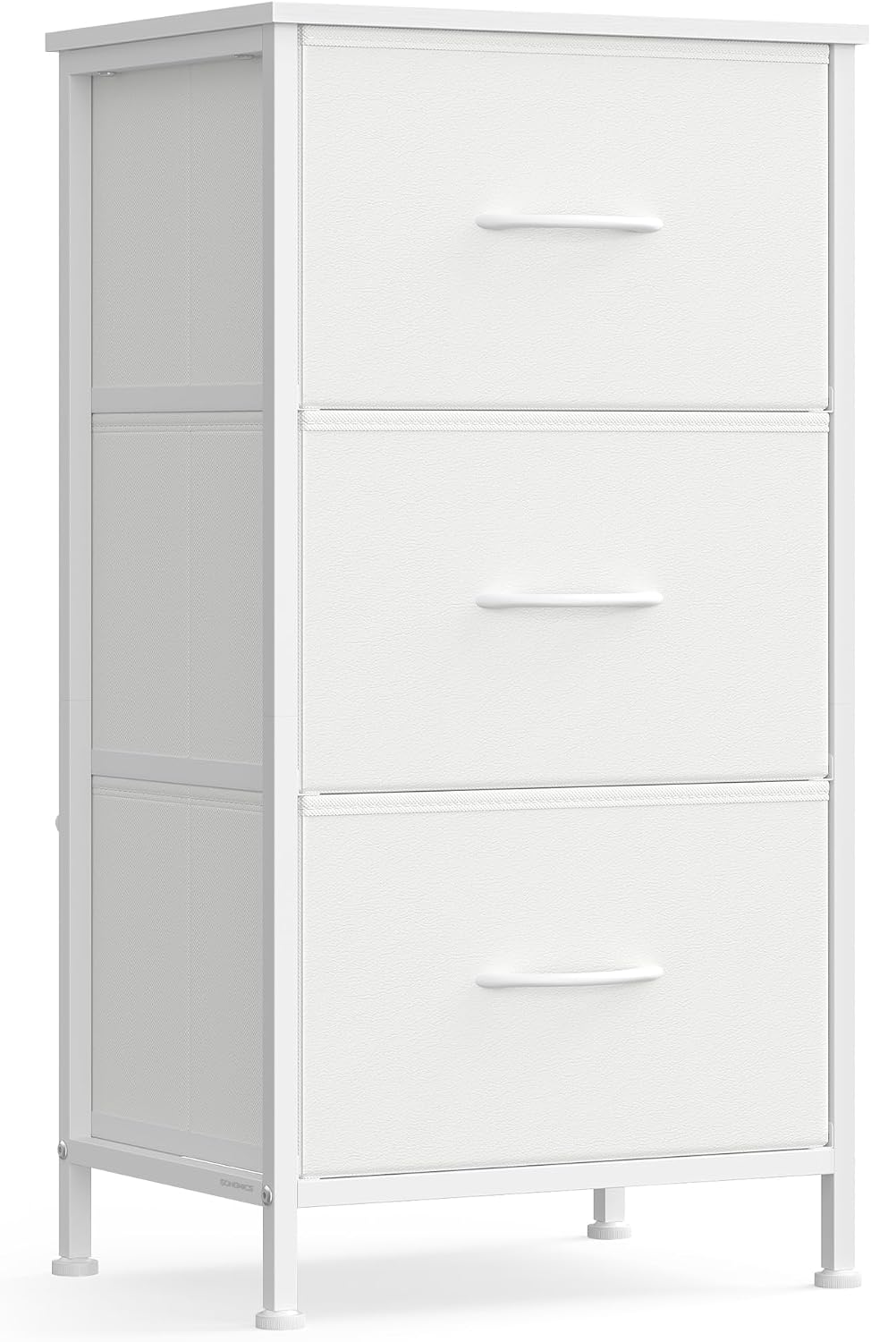 songmics dresser for bedroom, small dresser with 3, main product view