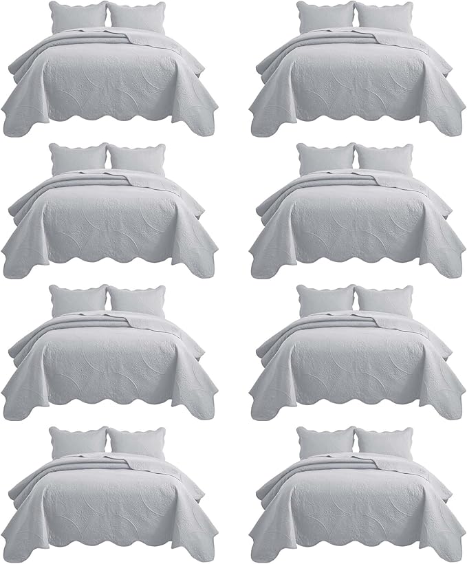IR Imperial Rooms 8 Pack Quilt King Size Bedding by IRImperialRooms
