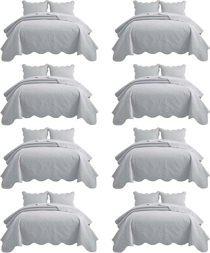 IR Imperial Rooms 8 Pack Quilt King Size Bedding by IRImperialRooms