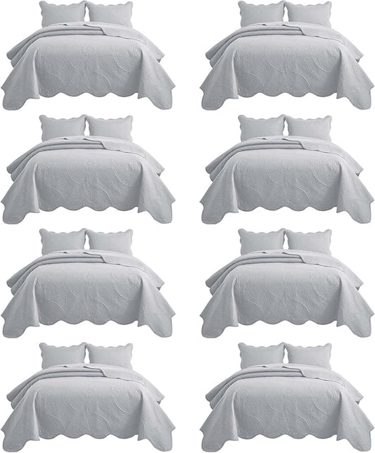 IR Imperial Rooms 8 Pack Quilt King Size Bedding by IRImperialRooms