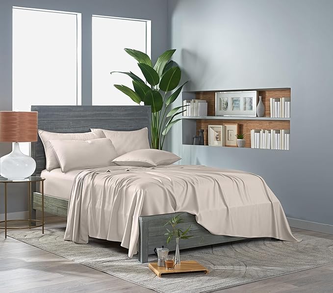 Pure Bamboo Twin XL Sheets, Genuine 100% Organic Viscose Derived from Bamboo - Image 3