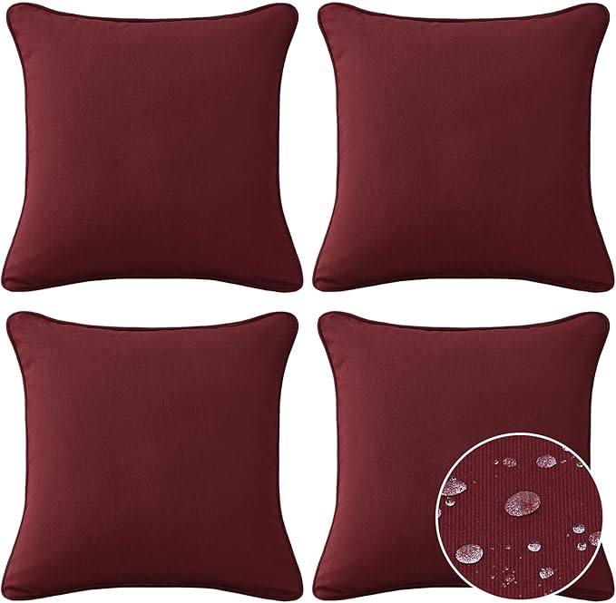 Sunbrella Decorative Outdoor Water Repellent Throw Pillows by Unimatta