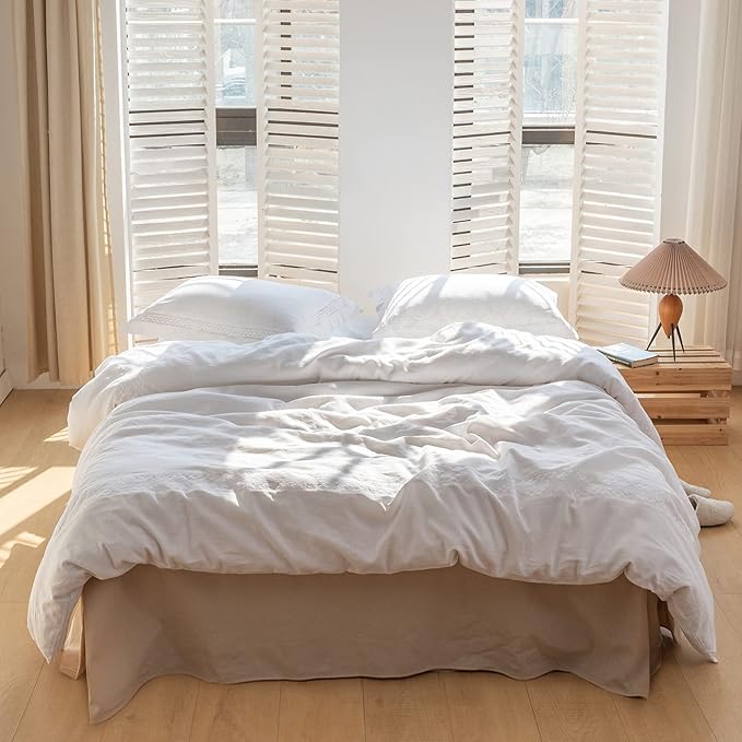 BISELINA French Linen Bed Skirt - Image 6