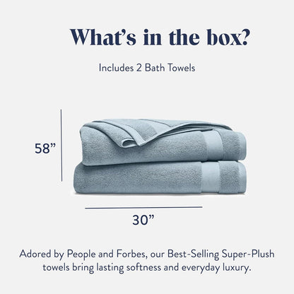 brooklinen 100% turkish cotton bath towels spa-quality cotton shown in use