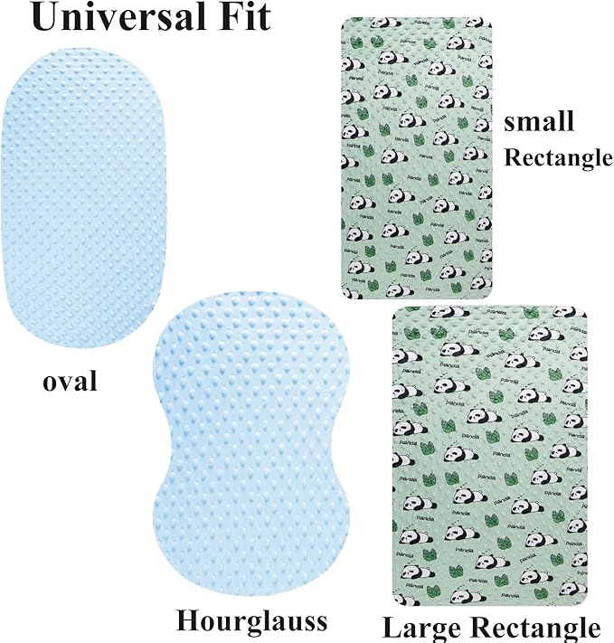 Dot Bassinet Sheet Set 2 Pack Stretch Fitted Cradle Sheets, Ultra Soft - Image 6