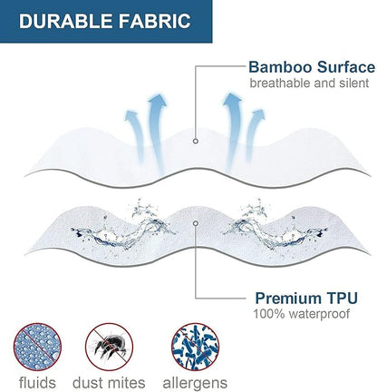 Bamboo Cooling Mattress Protector - Image 8