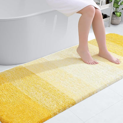 OLANLY Bathroom Runner Rugs 70x24, Extra Soft Absorbent Microfiber Bath Rugs by OLANLY