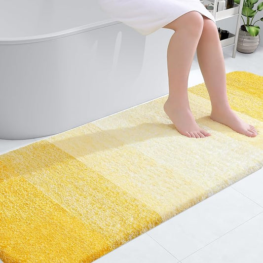 OLANLY Bathroom Runner Rugs 70x24, Extra Soft Absorbent Microfiber Bath Rugs by OLANLY