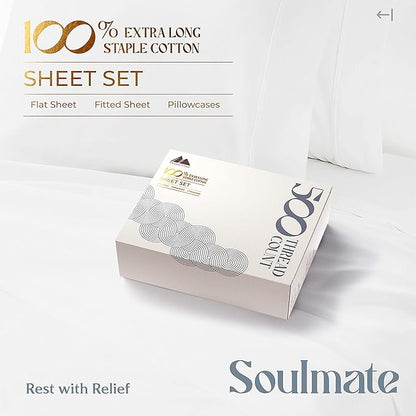 Mayfair Linen 100% Cotton Sheets Twin XL Size Bed Set - Image 4