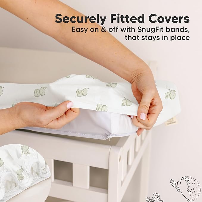 2-Pack Organic Changing Pad Covers - Image 5