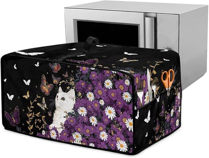 Toaster Oven Cover with Side Pockets, Dustproof Smart Microwave Convection Oven by Garucesta