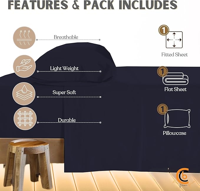 Camping Cot Sheets 33" x 75" - Image 4