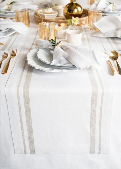 Solino Home Linen Table Runner 72 Inches Long by SolinoHome