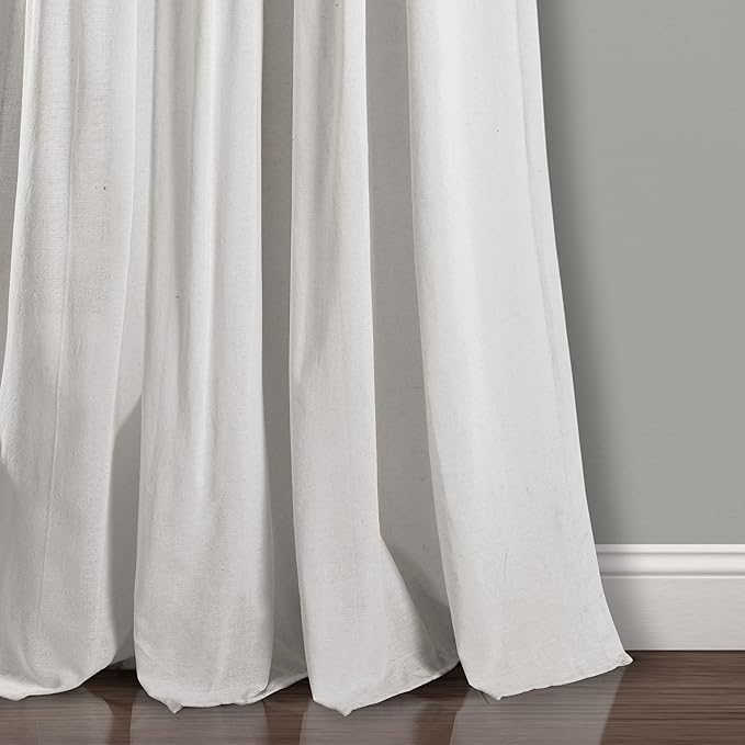 Lush Decor Linen Button Window Curtain Panel - Image 4