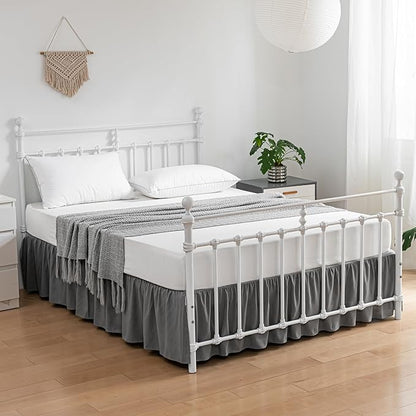 Bed Skirt King Size Ruffled Bed Skirts - Image 5