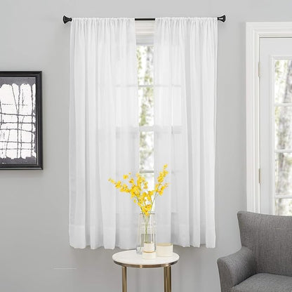 SmartSheer Thermoregulating Semi-Sheer Linen Curtains – Energy-Saving Privacy by SmartSheer