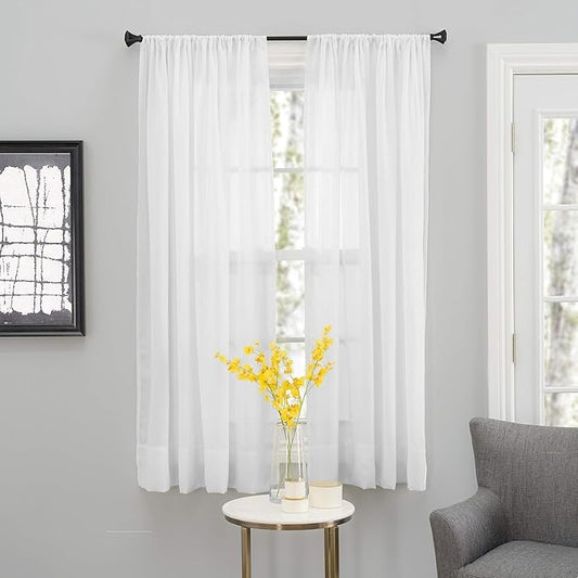 SmartSheer Thermoregulating Semi-Sheer Linen Curtains – Energy-Saving Privacy by SmartSheer