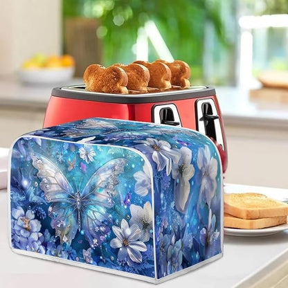 Butterfly Printed Toaster Cover, Universal 2 Slice Oven Cover Appliance Cover - Image 3