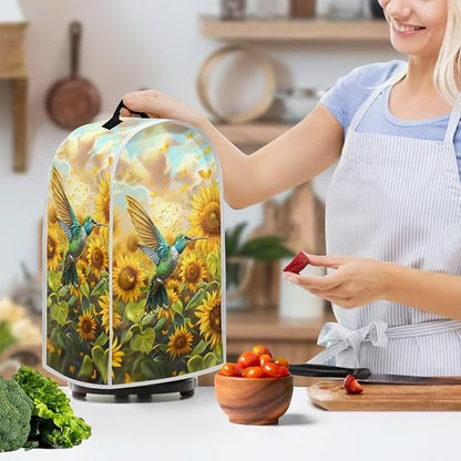 Hummingbird Kitchen Blender Dust Cover Coffee Maker Appliance Covers Sunflower - Image 2