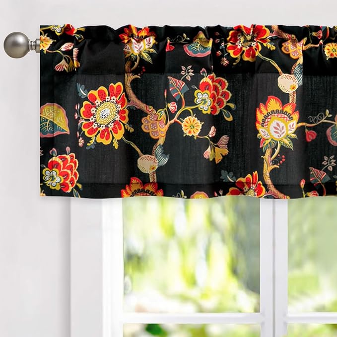 Leeva Botanical Valance Curtain by Leeva