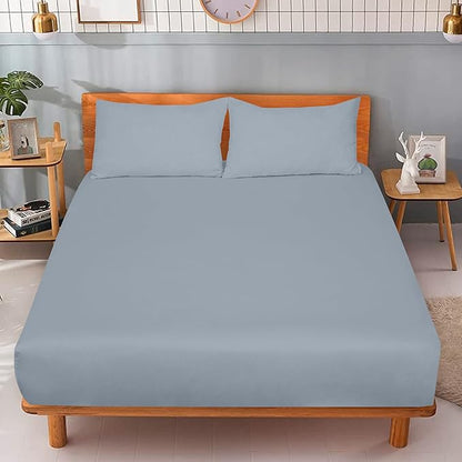 ROYALE LINENS 300 Thread Count 100% Long Staple Combed Cotton Fitted Sheet Twin - Image 9