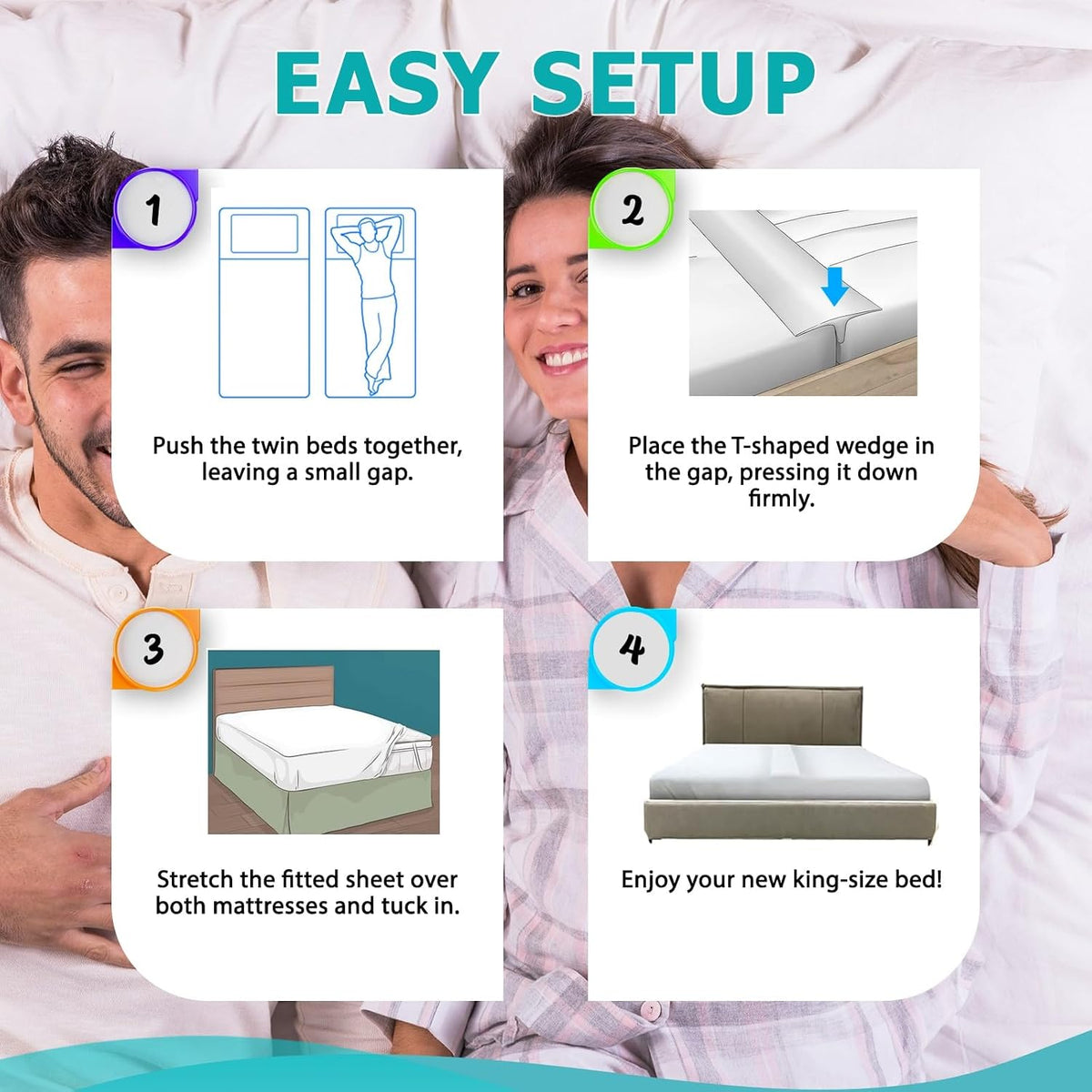 2-in-1 bed bridge twin/twin xl to king with, package contents