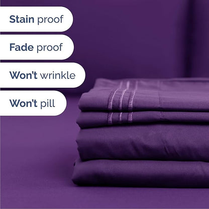 Cal King Size 4 Piece Sheet Set - Image 5
