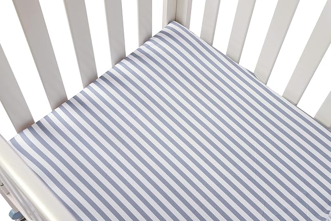 Onacosht Pack n Play Sheets 2 Pack Stretchy Jersey Knit Playard Fitted Sheets - Image 8