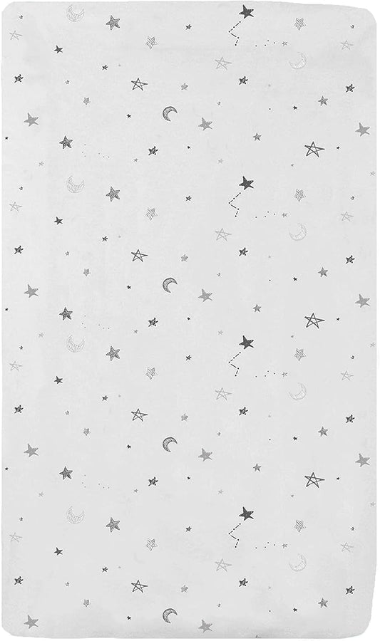 American Baby Company 15" x 33" Fitted Bassinet Sheet, Printed 100% Natural by AmericanBabyCompany