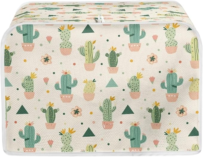 ZFRXIGN Cactus Toaster Cover 2 Slice Wide Slot Toaster Dust Covers Oven Cover by ZFRXIGN