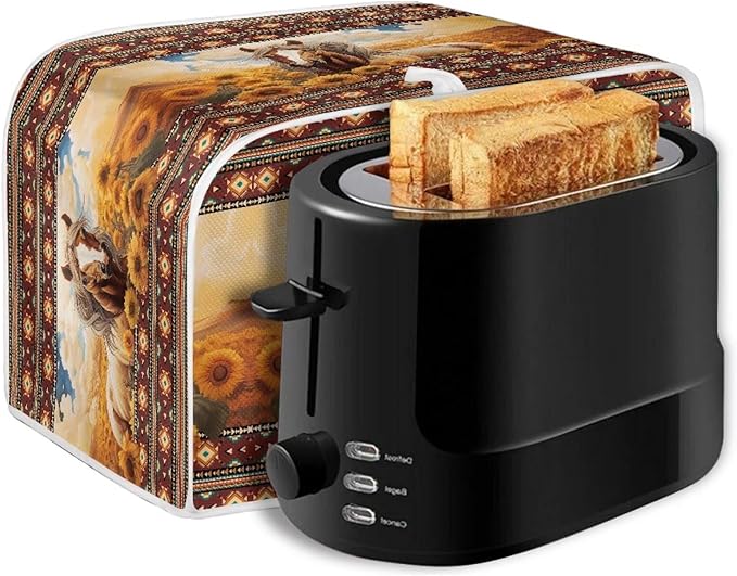 Aztec Horse Sunflower Printed Toaster Cover - Image 7
