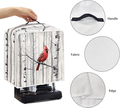 Christmas Cardinal Coffee Maker Cover - Image 5