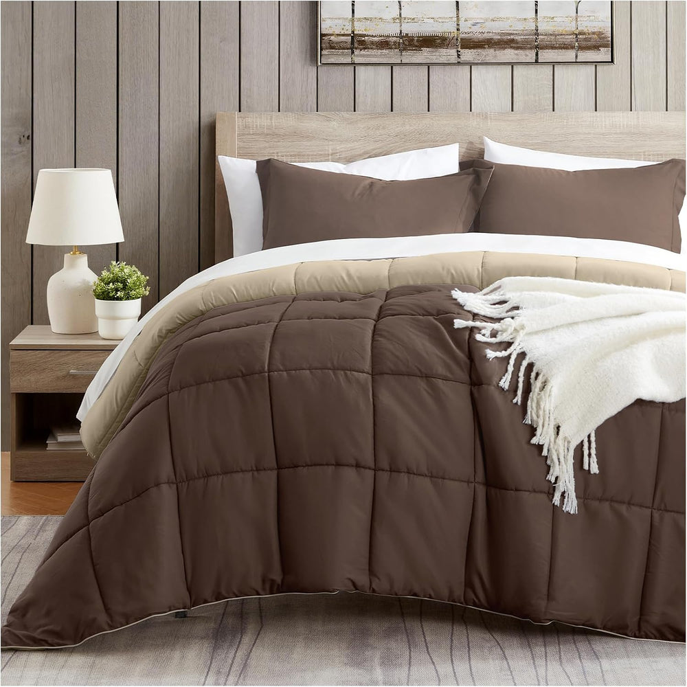 satisomnia Twin Size Comforter Set 2 Piece, Lightweight Bed Comforters