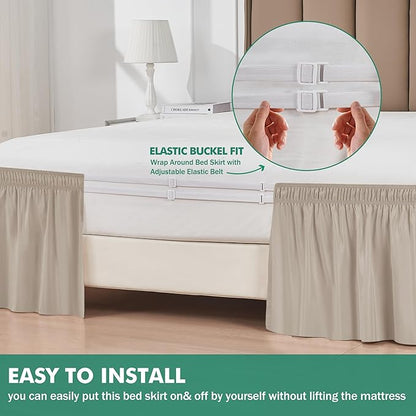 Biscaynebay Wrap Around Bed Skirts - Image 3