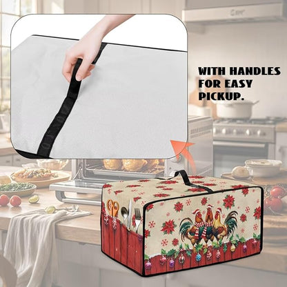 Christmas Toaster Oven Dust Cover - Image 4