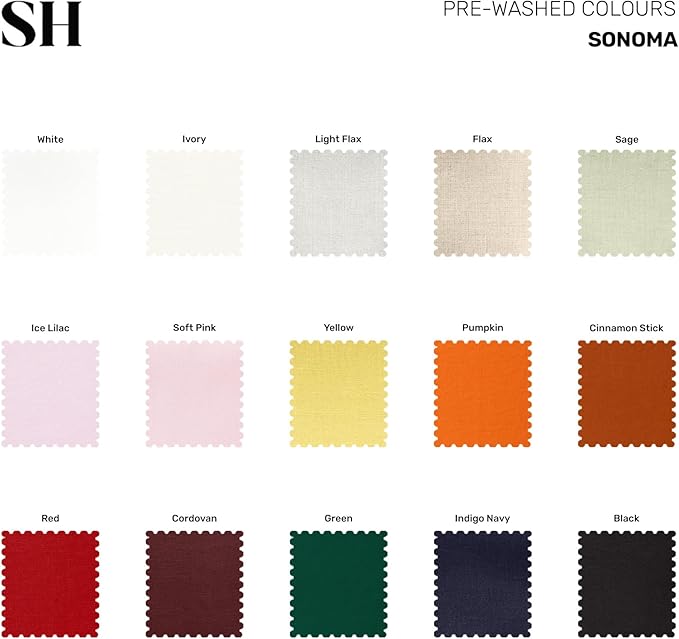 Solino Home 100% Pure Linen Green 54 Inches Table Runner - Image 7