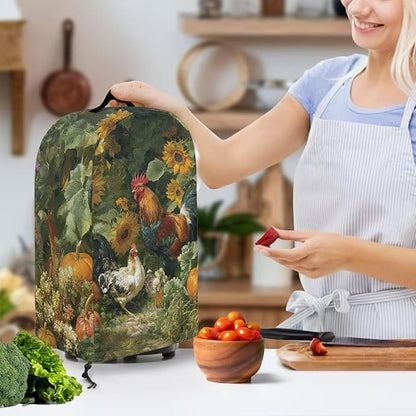 Sunflowers Rooster Mixer Hood Cover Dust Covers - Image 3