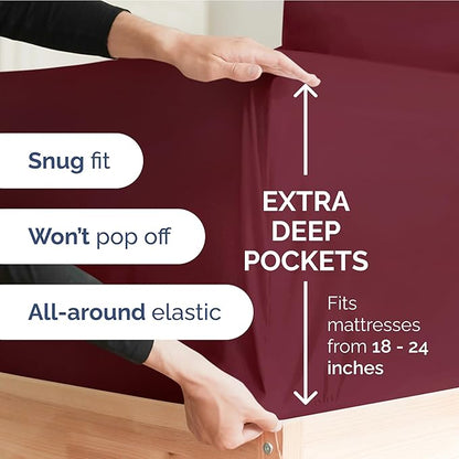 Extra Deep Pocket Twin Sheets - Image 3