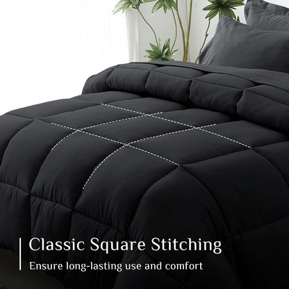 jollyvogue full comforter set, ultra-soft bed in a showing dimensions