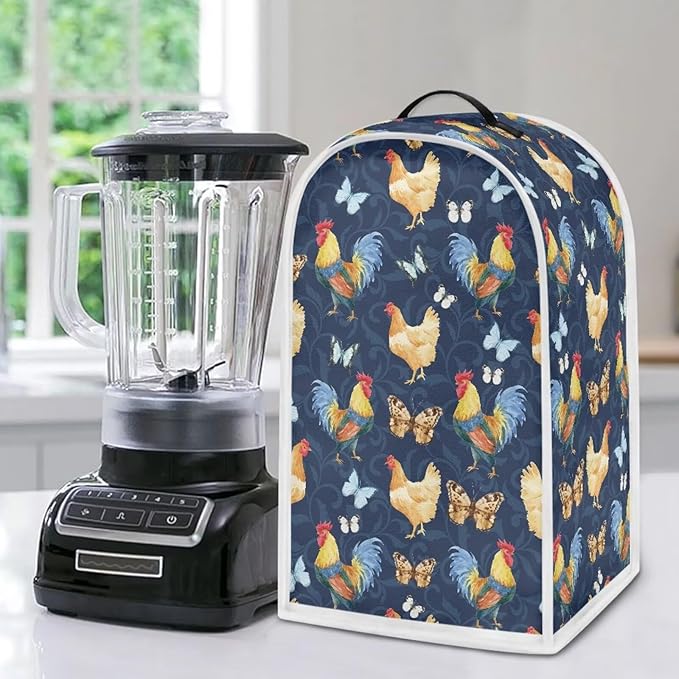 Butterfly Chicken Rooster Blender Dust Cover Stand Mixer Coffee Maker Appliance - Image 5